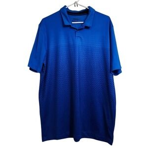 Nike Golf Tour Performance Dri Fit Men's Polo Shirt Blue Gradient Fade S L  C42